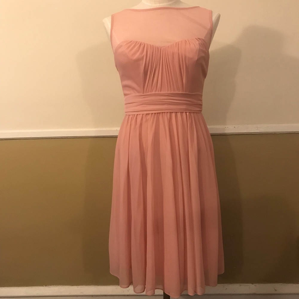 David’s Bridal bridesmaid | Ballet pink
